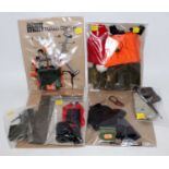 A collection of various loose Action Man, equipment, outfits and accessories to include The Red