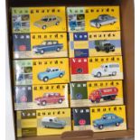 20 various boxed Vanguards 1/43 scale saloons and commercial vehicles to include a Steve McQueen