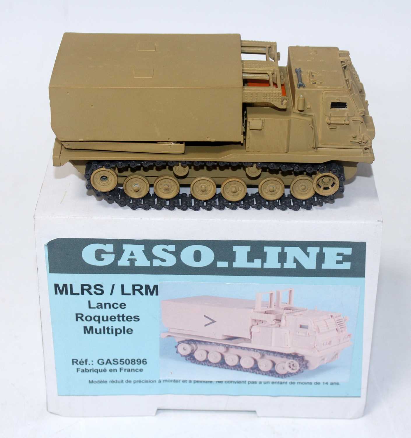 A Gasoline Ref. No. GAS50896 1/50 sale resin and white metal model of an LRMS/LRM Lanc Roquetts