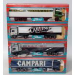 A Tekno 1/50 scale boxed road transport diecast group to include a British Airways World Cargo DAF