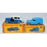 A 00 Dinky Toys boxed diecast group to include a No. 067 Austin Taxi and a No. 063 Commer delivery