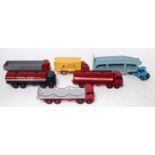 A Dinky Toys loose commercial vehicle diecast group to include repainted examples, others original