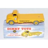 A Dinky Toys No. 933 Leyland Ferrocrete Cement wagon comprising of yellow body with 533 cast to