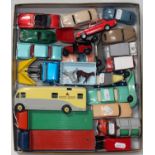 23 various loose and playworn Dinky Toy diecasts to include a Foden flat truck comprising of