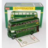 A Sunstar 1/24 scale limited edition model of an RMC 1453 Green Line Route Master coach model No.