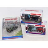 A Corgi Toys Truckfest 1/50 scale road transport diecast group, three boxed as issued examples to