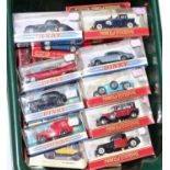 One box containing a large quantity of mixed issue Matchbox Models of Yesteryear and Dinky by