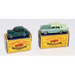 A Matchbox 1/75 series boxed diecast group to include a No. 46 Morris Minor 1000 complete with