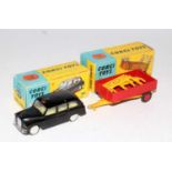 A Corgi Toys boxed diecast group to include a No. 462 farm tipper trailer, together with a No. 418