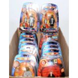 20 various carded/blister packed character online/underground toys Dr Who action figures, mixed