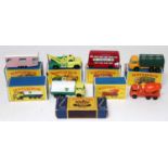 Seven various boxed Matchbox 1/75 series Vintage diecasts and accessory packs to include a No. 26