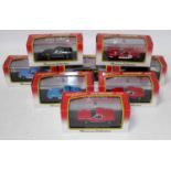 Eight various boxed Kyosho 1/43 scale Lotus racing car and saloon diecast group to include a Lotus