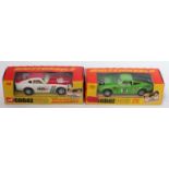 A Corgi Toys Whizz Wheels boxed diecast group to include a No. 316 Ford GT70 comprising of green