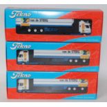 A Tekno 1/50 scale road transport diecast group, all Van der Steeg examples, comprising of various