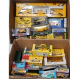 Two trays containing a quantity of various AA related modern release diecasts and associated