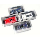 A Spark Models 1/43 scale resin 1960s and 1970s Motor Sport Race Car group, four examples, all as