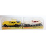 A Dinky Toys plastic cased diecast group to include a No. 188 Jenson FF comprising of yellow body