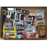 One tray containing a quantity of various boxed and carded mainly Lotus related diecast vehicles and