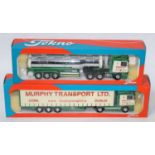 A Tekno 1/50 scale Murphy Transport Ltd road haulage diecast group to include a DAF 95/480 tractor