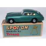 A Spot On Models by Triang, model No. 113 Aston Martin DB Mk3 comprising of metallic dark green body