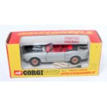 A Corgi Toys WhizzWheels No. 343 Pontiac Firebird, comprising of silver body with red interior and