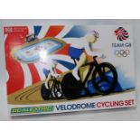A Team GB velodrome cycling set, appears as issued in the original Team GB branded packaging