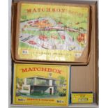 A Matchbox 1/75 series Roadway series and accessory boxed diecast group to include an R1 series