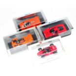 A Spark Models mixed Sports Car Concept Car and Presentation Car resin group, four examples to