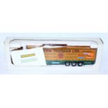 An Eligor 1/50 scale limited edition of a Ken Thomas Ltd of Cambridgeshire Scania tractor unit and