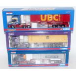 Three various boxed Corgi Hauliers of Renown 1/50 scale road transport diecast group, three boxed as
