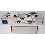 A Tenariv and MA Scale Models 1/43 scale motor sport racing vehicle group, examples to include an MA