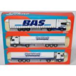 A Tekno 1/50 scale British Collection Edward Logistics and Bas Transport Group, to include an