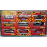 Nine various boxed as issued Solido 1/43 scale road transport diecasts to include a Citroen Visa,