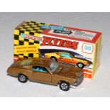 A Lonestar Flyers No. 39 Ford US Mustang, comprising of metallic bronze body with blue interior,