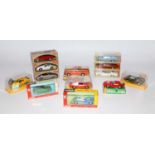 14 mixed continental diecasts, all in original boxes to include Solido, Cragston, Mebe Toys, and