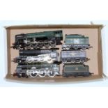 Steam selection Hornby 'Evening Star' (G) Wrenn BR black class 8F (G) and Airfix BR green Royal Scot