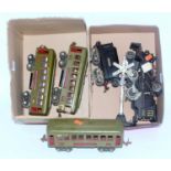 Lionel Lines No. 262E electric locomotive and tender rear bogie loose but present, some further