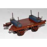 Hornby 1928-30 SR no. 1 lumber wagon - one coupling broken (G-VG)