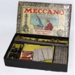 Meccano 1920s No. 2X outfit, American, including 4v motor