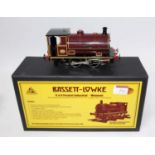 A Bassett-Lowke Peckett 0-4-0 saddle tank engine 'Wenman' with instructions, headlamps and discs (