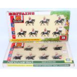 A Britains Eyes Right Regimental models gift set 2x No. 7830, comprising of seven various mounted