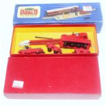 Hornby Dublo 3-rail TPO mail van set (G-BG) and 4620 matt red breakdown crane with 2 jacks only,