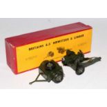 A Britains No. 2008 Gun & Limber box set comprising of two pieces together with sealed missiles