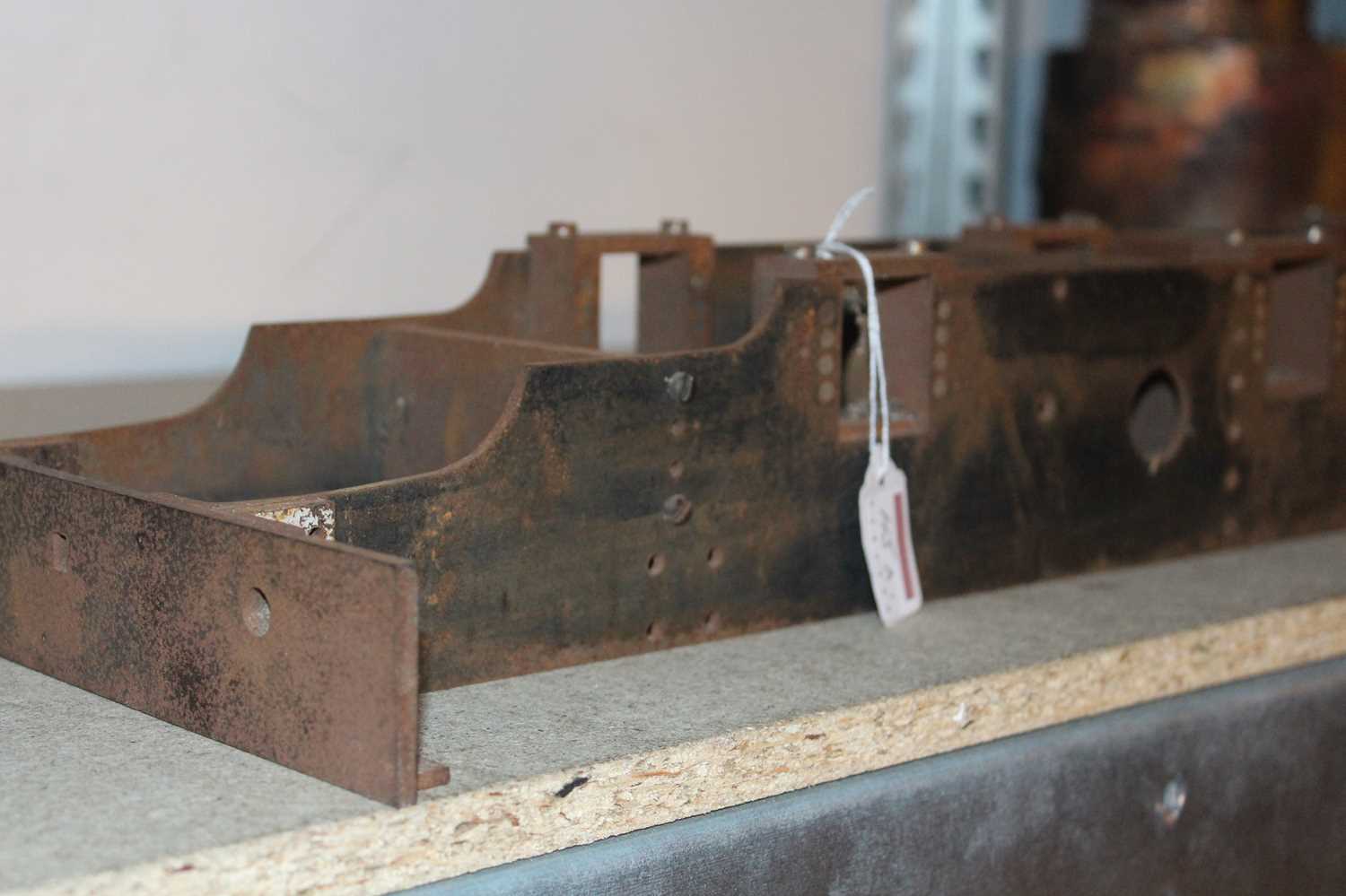 Part built chassis and copper boiler for a 5" gauge 'Sweet Pea' contractors locomotive together with - Image 6 of 9