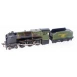 Bassett-Lowke Super Enterprise live steam loco and tender 4-6-0 Southern 851 green, some signs of
