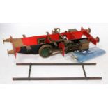 Rolling chassis 5" gauge live steam chassis for 0-4-0 tank loco complete with wheels, buffers,