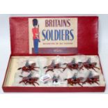 A Britains set No. 2018 The Guard Hussar Regiment of the Danish Army in Review Order comprising of