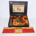 Meccano outfit No. 4 1929 appears complete including full set of manuals in perfect condition (E-