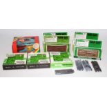 A collection of Britains boxed and loose trade packs, farming implements and accessories, to include