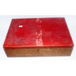 No. 3 Meccano storage cabinet complete with trays, red, empty (P)